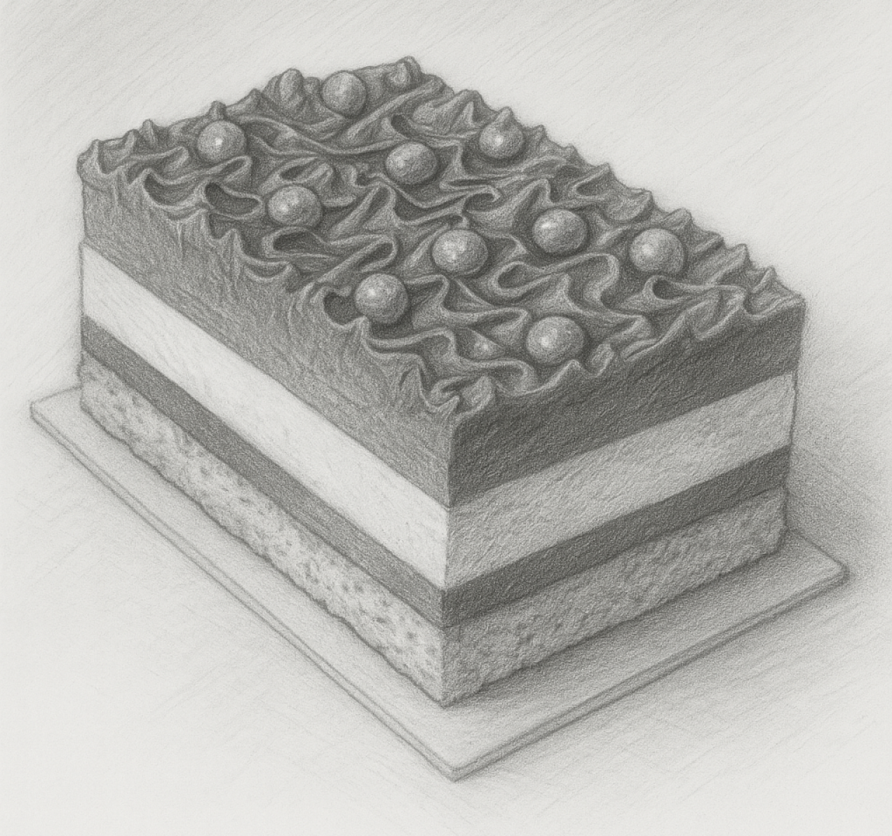 Bûche Chocolat Noisette